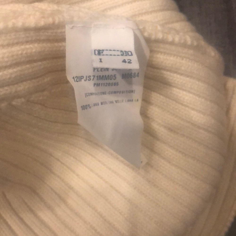 Plein Sud Fab French asymmetric sweater NWTs - Picture 4 of 6
